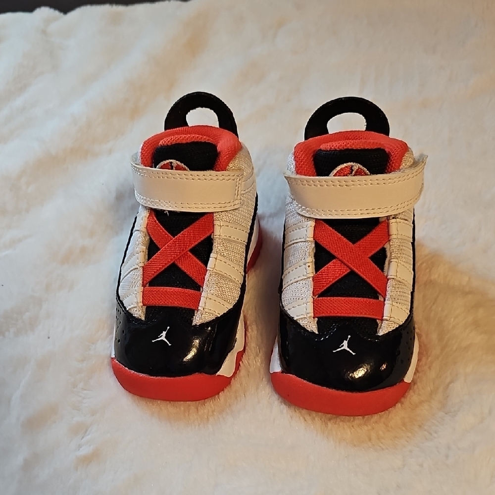 Jordan 6 Rings (Team Orange); Size 4c (Toddler/Little Kids)